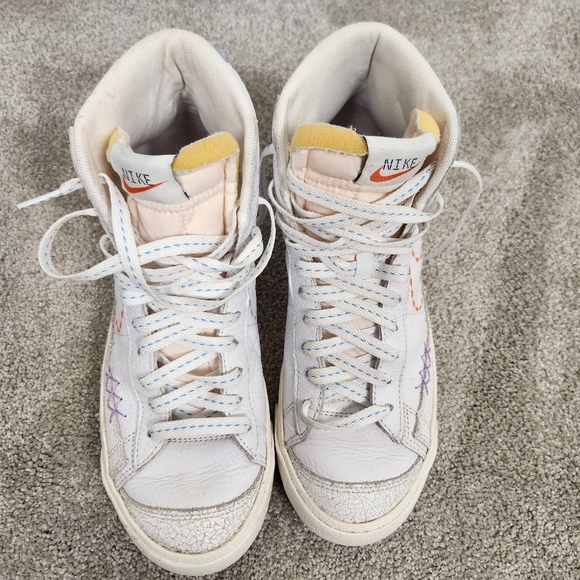 Nike Blazer Mid 77 Vintage Nike 101 Sneakers Shoes High-tops Trainers Size 7.5 - Picture 6 of 9